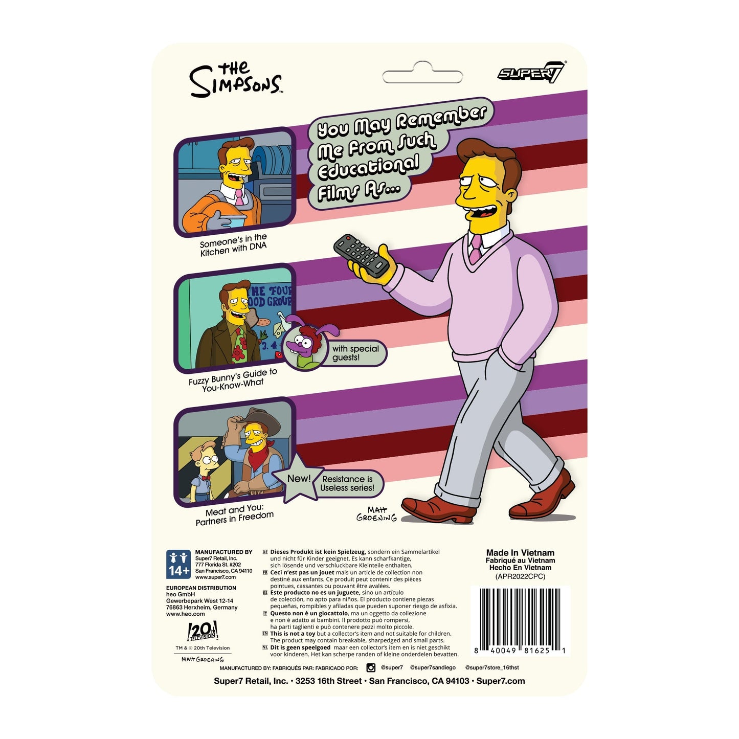 Super7 x The Simpsons - Troy McClure (Someone’s in the...) ReAction Figure