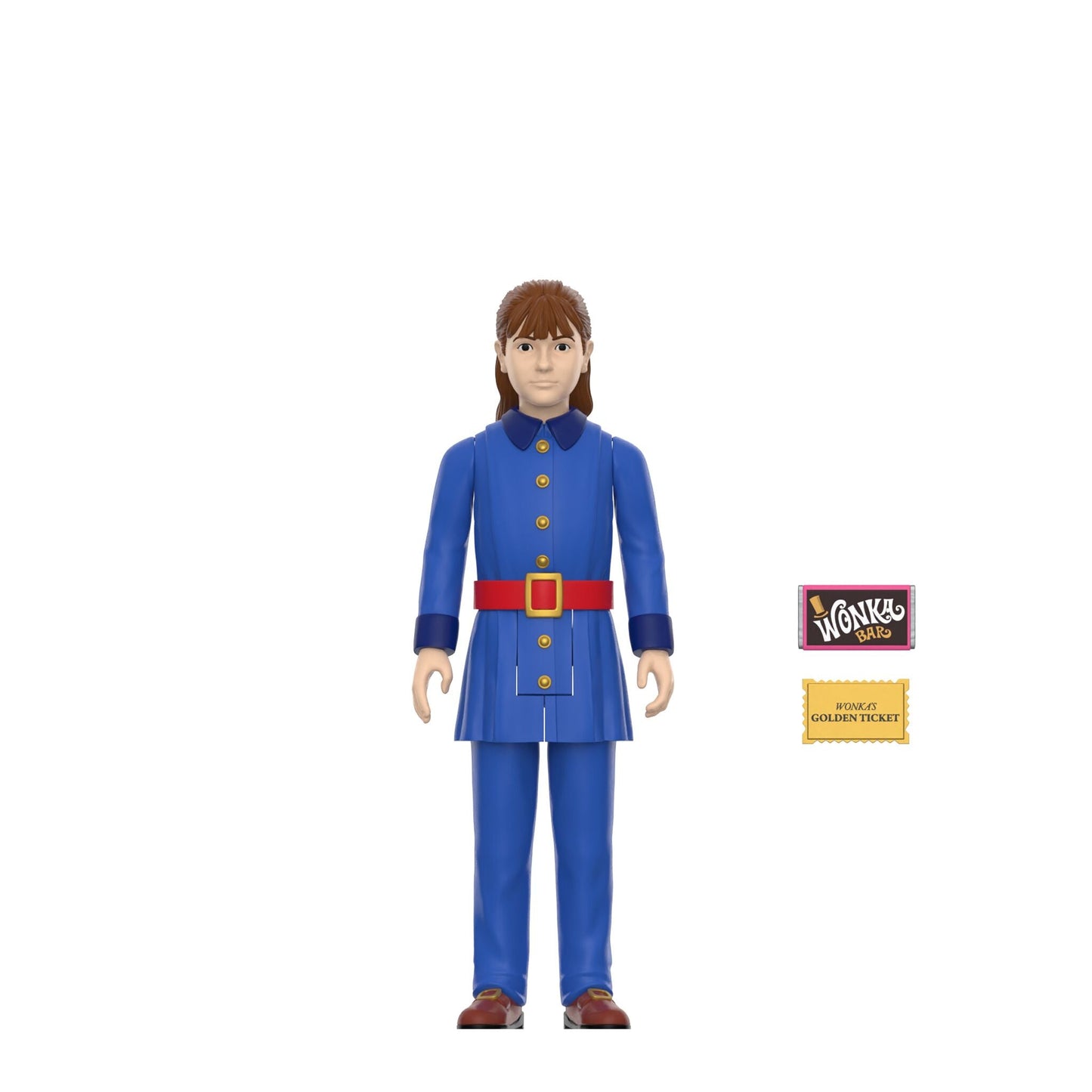 Super7 x WILLY WONKA & THE CHOCOLATE FACTORY - Willy Wonka, Violet Beauregarde & Mike Teevee ReAction Figure Set