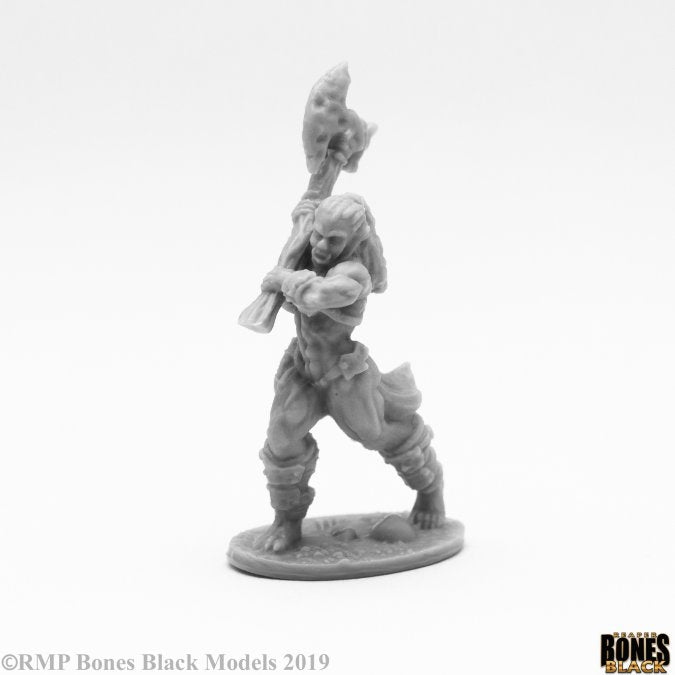 Bones Black: Jade Fire Champion - Half-Orc Barbarian Champion - Golden Apple Comics