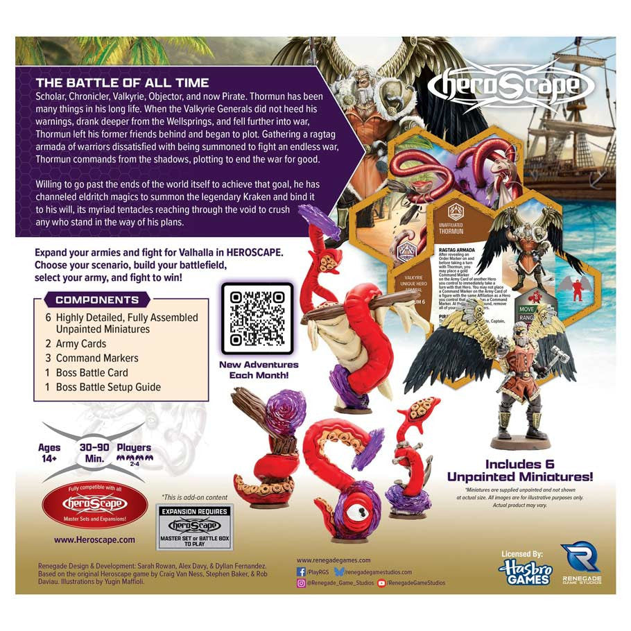 Heroscape: Age of Annihilation - Thormun and Kraken Army Expansion - Golden Apple Comics