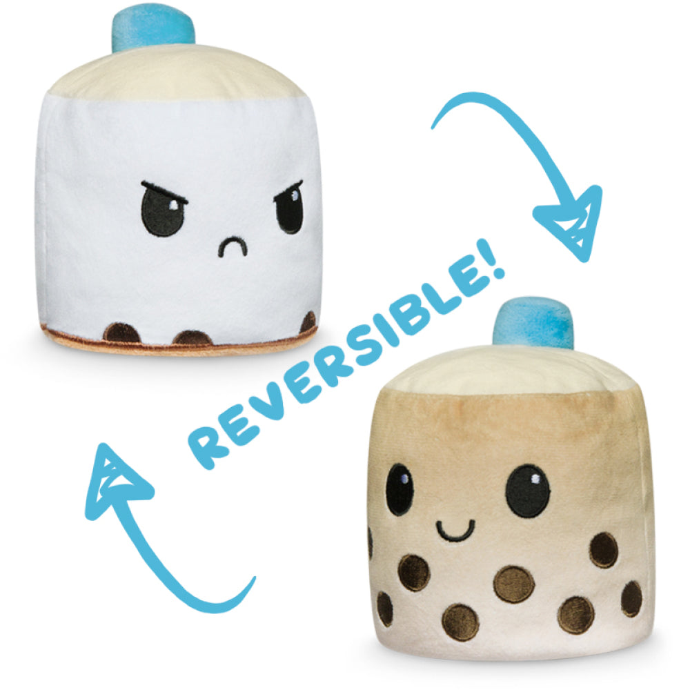 TeeTurtle Reversible Boba: Brown/White (Mini)