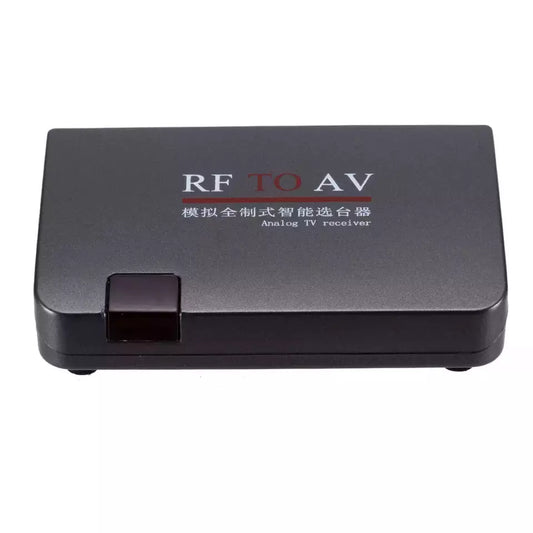 RF to AV Analog TV Receiver Converter Modulator Power Adapter w/AV Cable