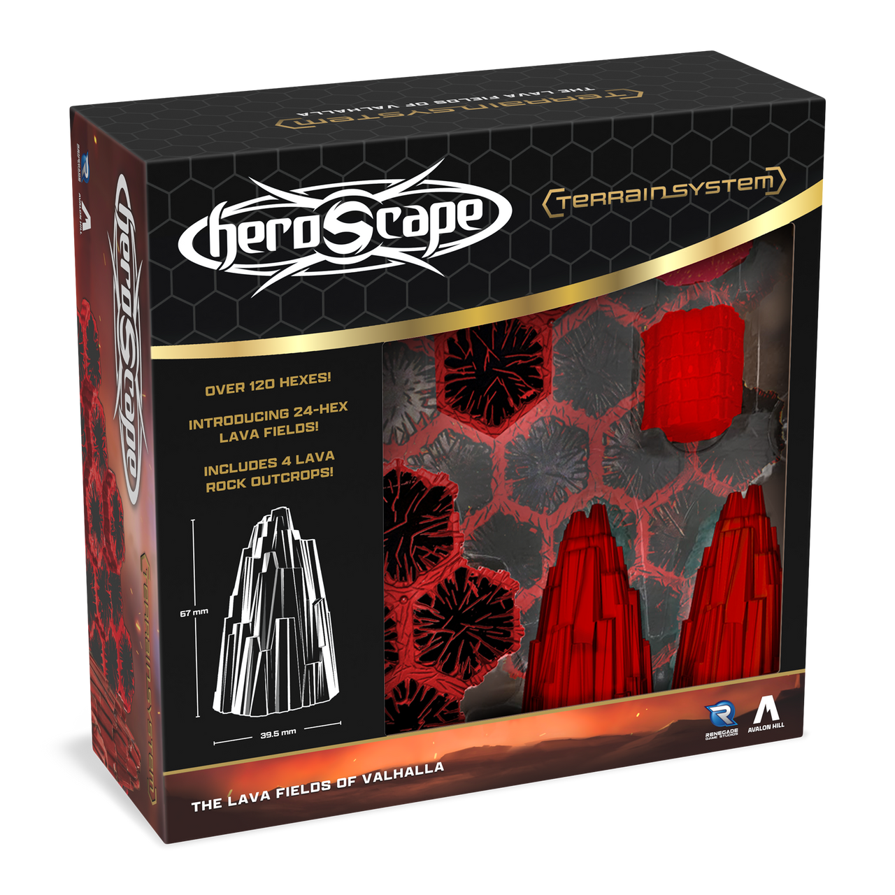 Heroscape: The Lava Fields of Valhalla Terrain Expansion - Golden Apple Comics