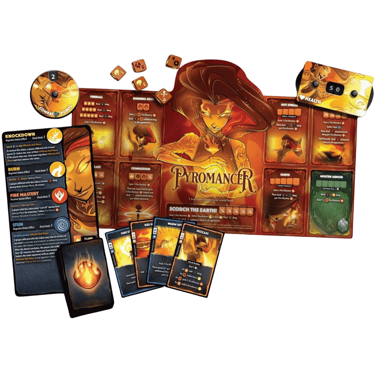 Dice Throne: Hero Pack - Pyromancer