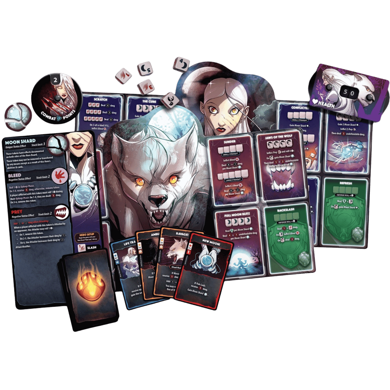 Dice Throne: Hero Pack - Pale Lady