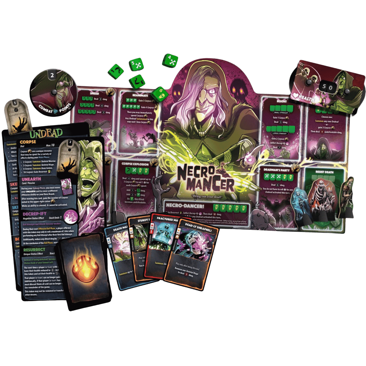 Dice Throne: Hero Pack - Necromancer