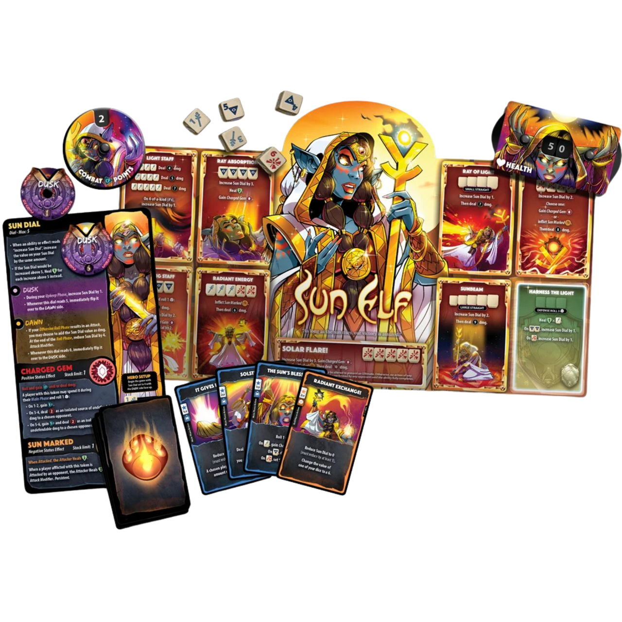Dice Throne: Hero Pack - Sun Elf