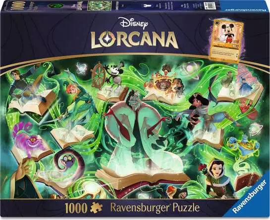 Ravensburger: Puzzle - Disney Lorcana - Glimmers of the Realm - Emerald