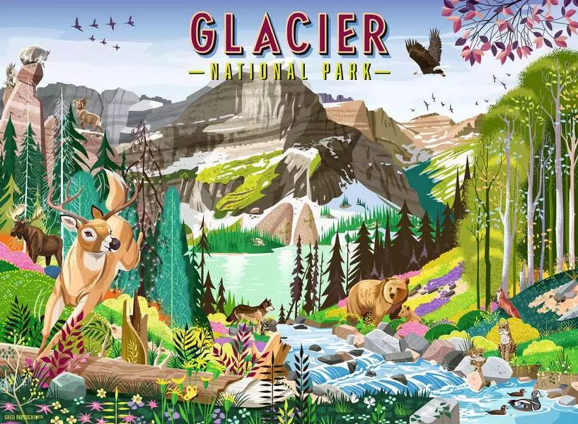 Ravensburger: Puzzle - National Parks - Glacier National Park