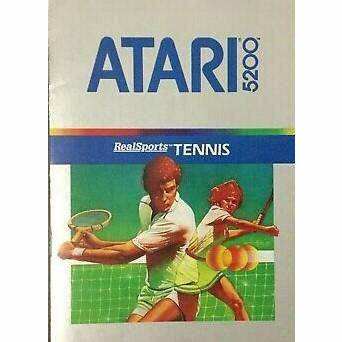 RealSports Tennis - Atari 5200