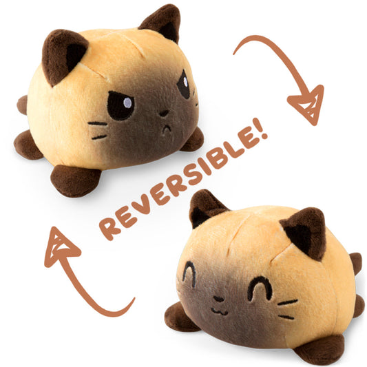 TeeTurtle Reversible Cat: Siamese (Mini)