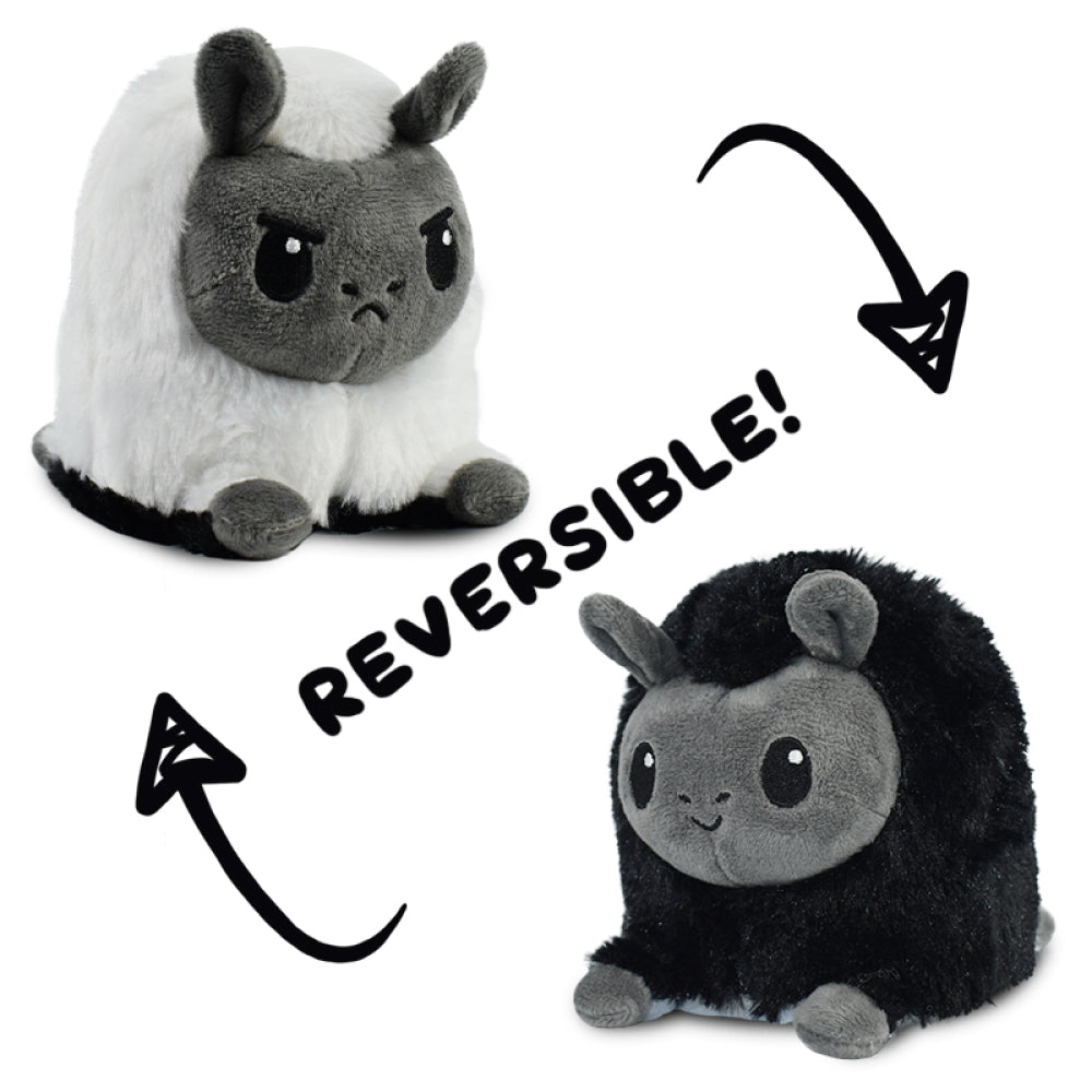 TeeTurtle Reversible Llama: Black/White (Mini)