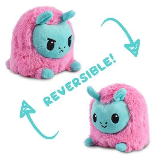 TeeTurtle Reversible Llama: Aqua/Pink (Mini)