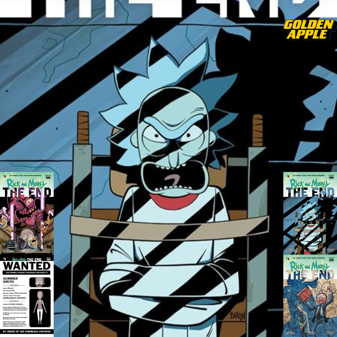 Rick And Morty The End #4 (Of 6) A1 Cover Set Of 4 1:10 1:20 (03/04/2026) Oni