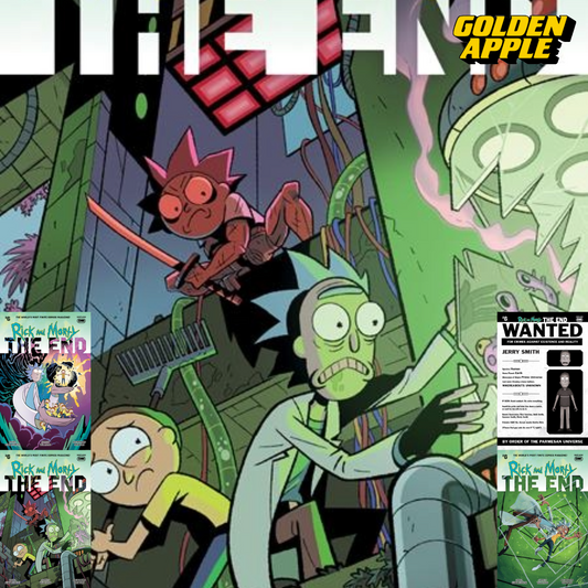 Rick And Morty The End #6 (Of 6) A1 Cover Set Of 4 1:10 1:20 (05/13/2026) Oni - Golden Apple Comics