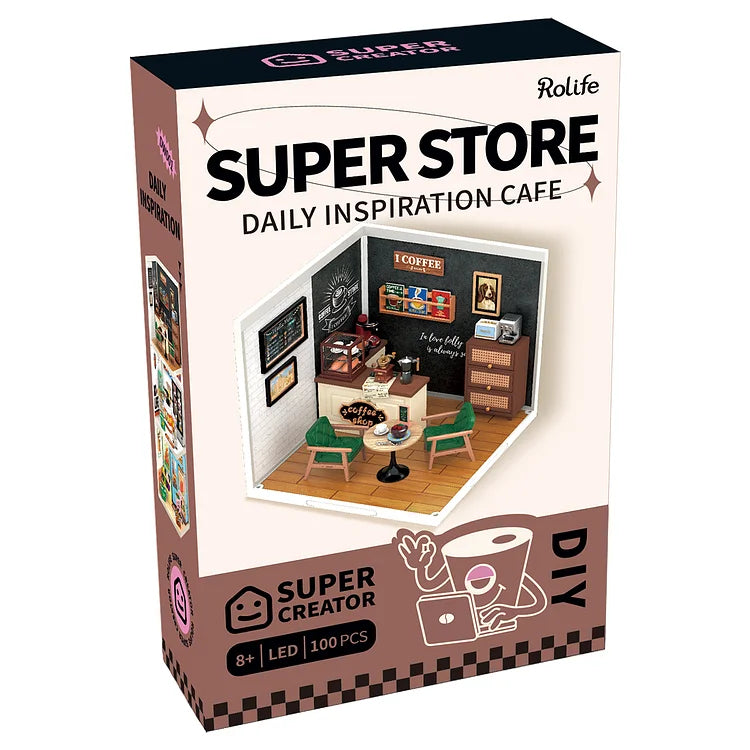 Rolife: Super Store Series Breeze Time Cafe House DIY Kit