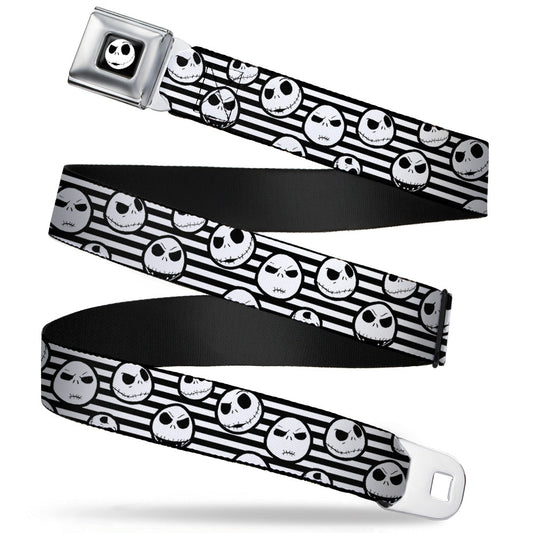 Jack Expression2 Full Color Seatbelt Belt - Jack Expressions/Stripe White/Black Webbing