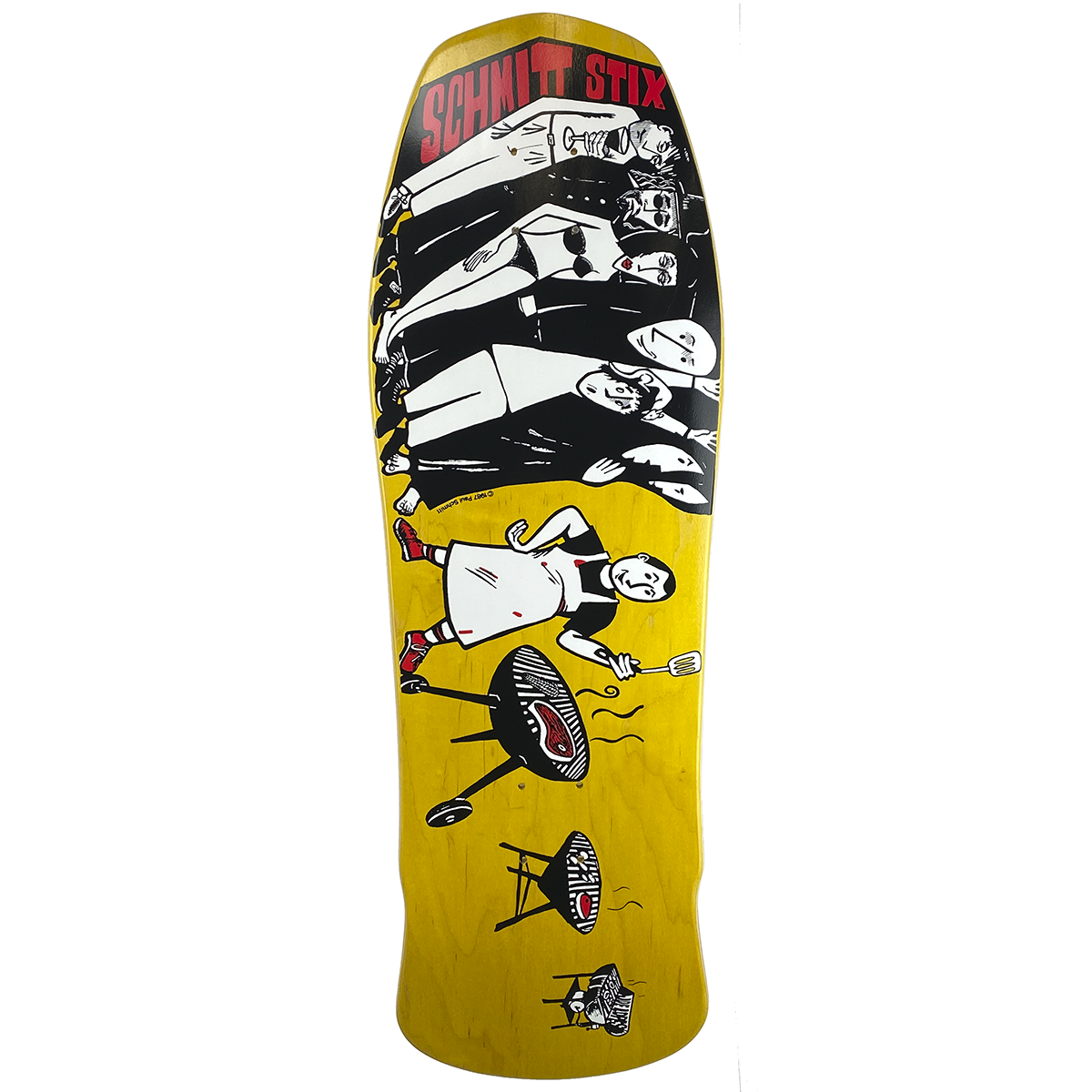 Schmitt Stix Joe Lopes BBQ 10.125" Skateboard Deck