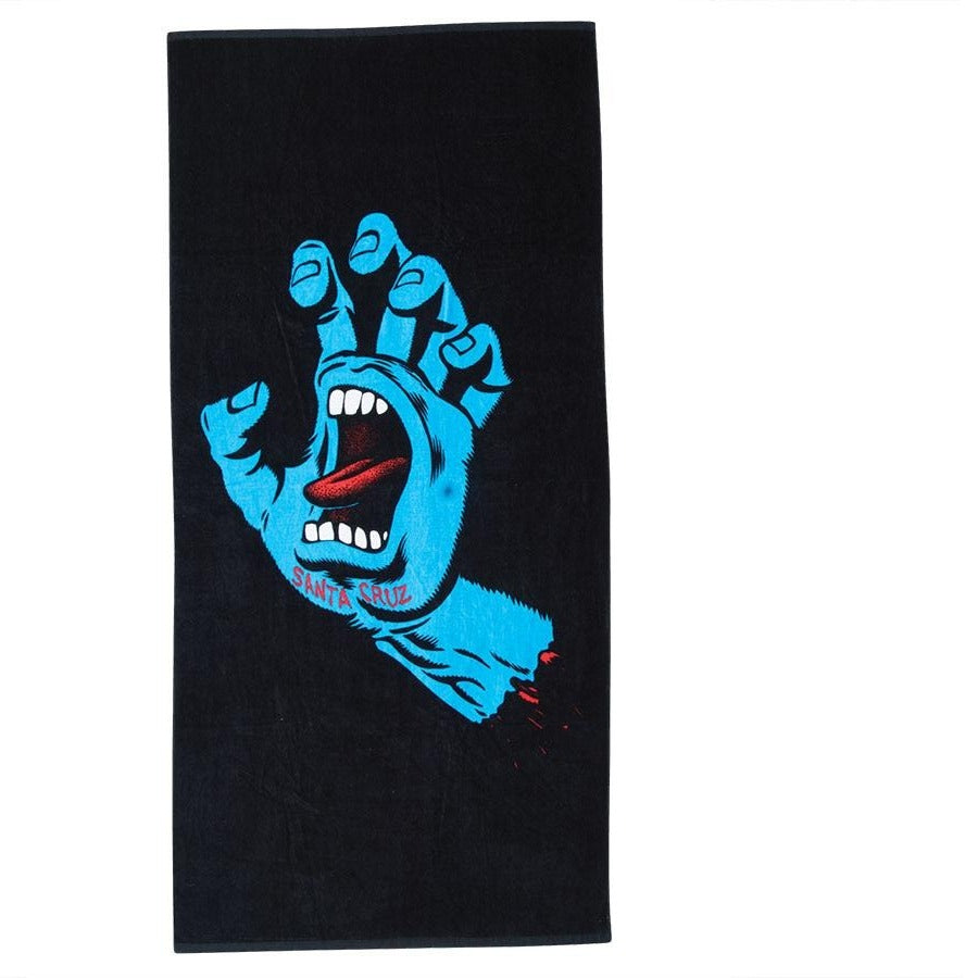 Santa Cruz Screaming Hand 32 1/2" X 64" Beach Towel