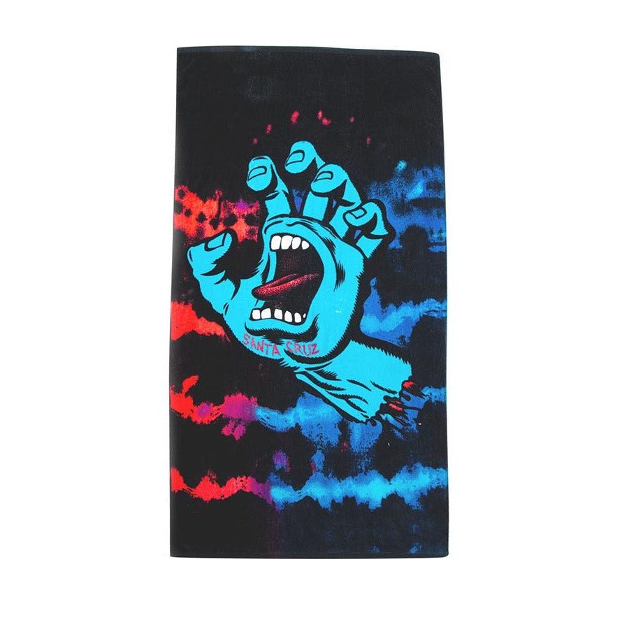 Santa Cruz Screaming Hand 32 1/2" X 64" Beach Towel