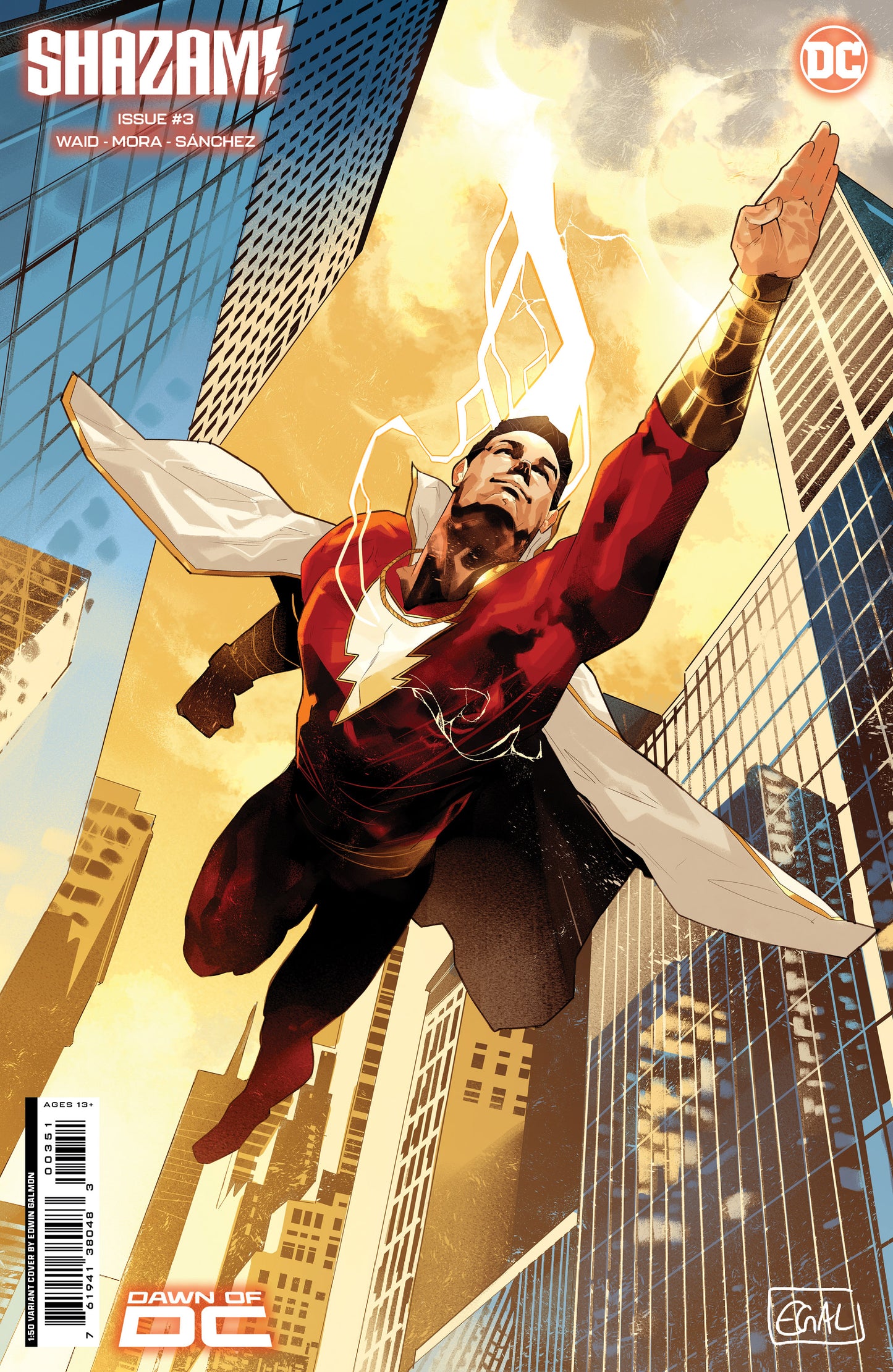 Shazam #3 F 1:50 Edwin Galmon Variant (09/05/2023) Dc