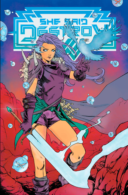She Said Destroy #1 VAULT 2019 VF/NM Unknown Creees Exclusive Power Variant - Golden Apple Comics