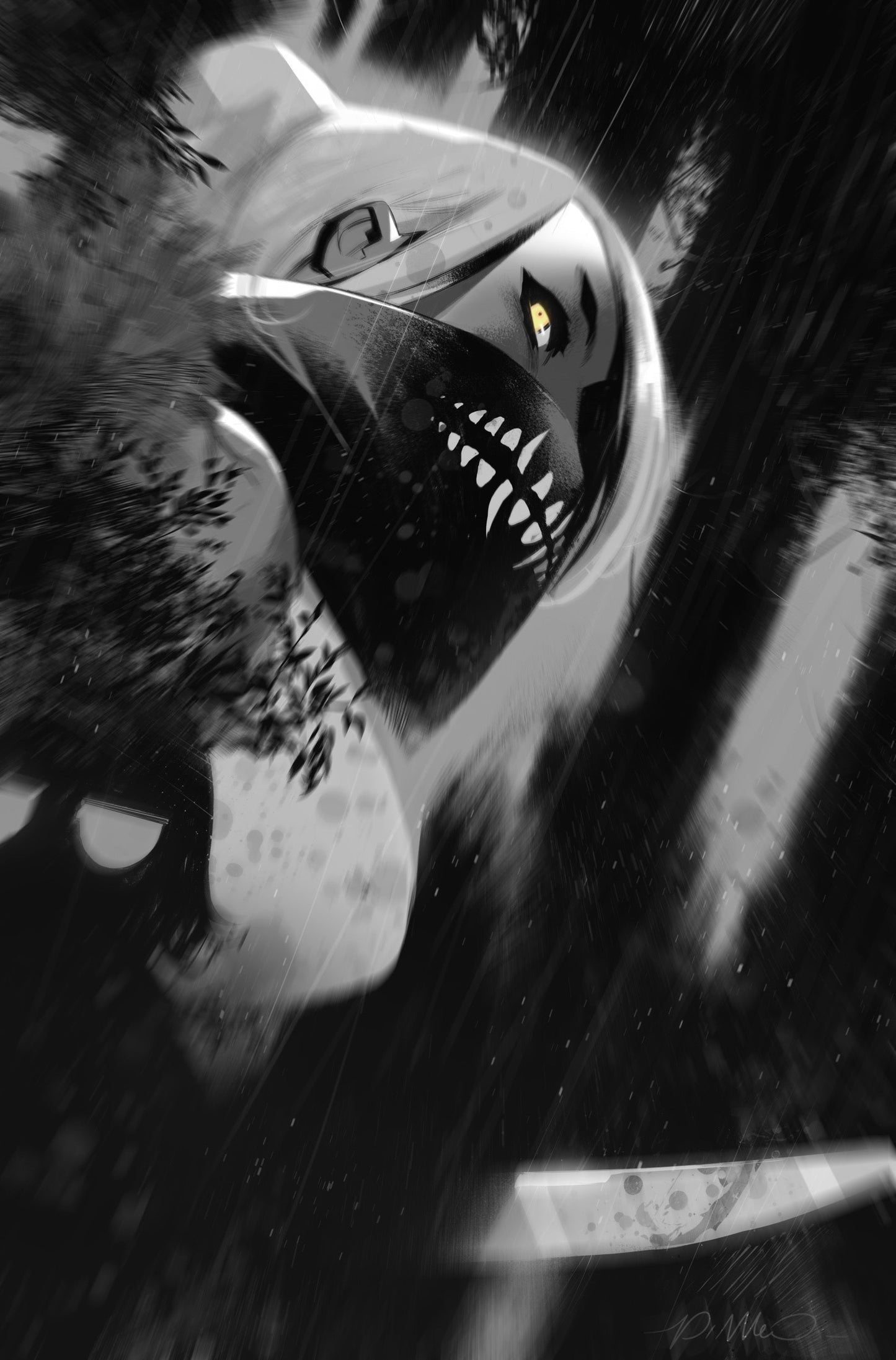 SOMETHING IS KILLING CHILDREN #10 SSCO VIRGIN B&W SPOT COLOR SSCO DI MEO VARIANT 2020