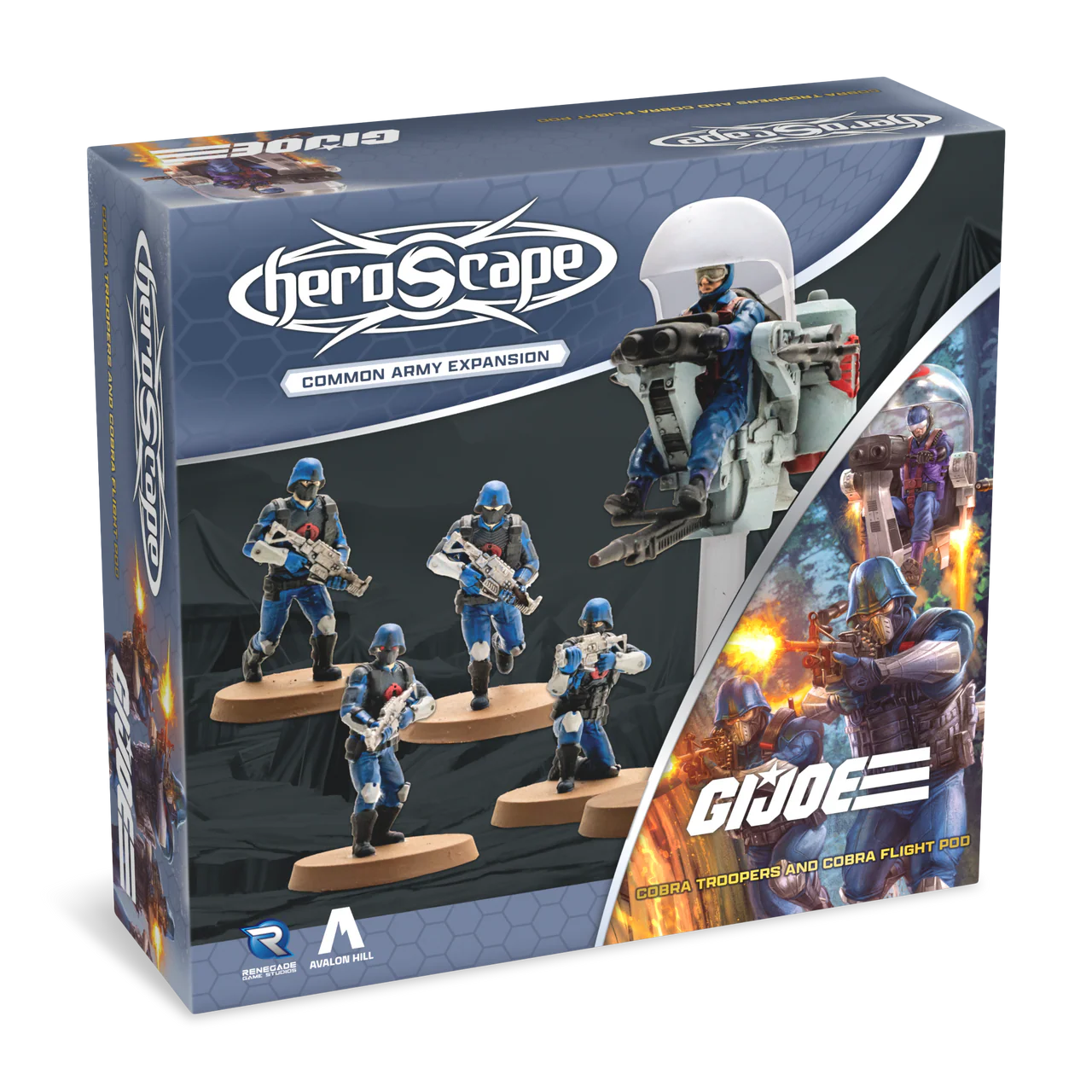 Heroscape: G.I. Joe - COBRA Troopers & COBRA Flight Pod Common Army Expansion - Golden Apple Comics