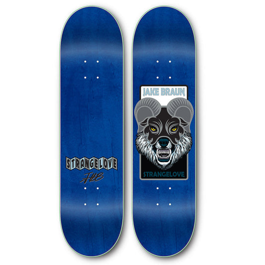 StrangeLove Jake Braun Icelandic Sheep Wolf 8.25" Skateboard Deck