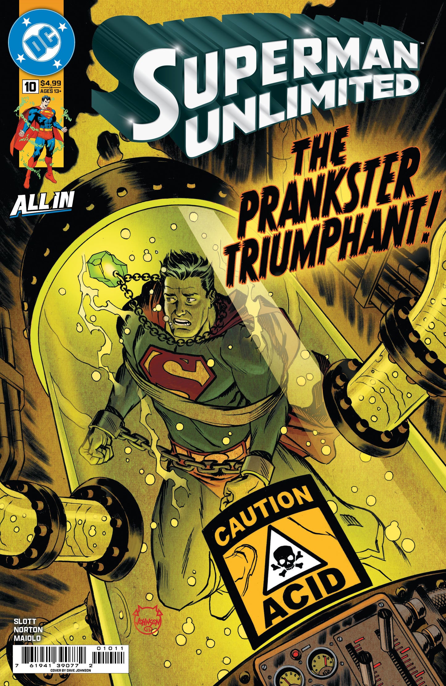 Superman Unlimited #10 A Dave Johnson Dan Slott (02/18/2026) Dc - Golden Apple Comics