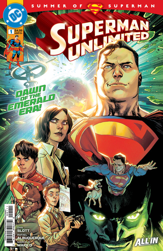 Superman Unlimited #1 A DC 2025 NM+ 9.6 Rafael Albuquerque Dan Slott - Golden Apple Comics