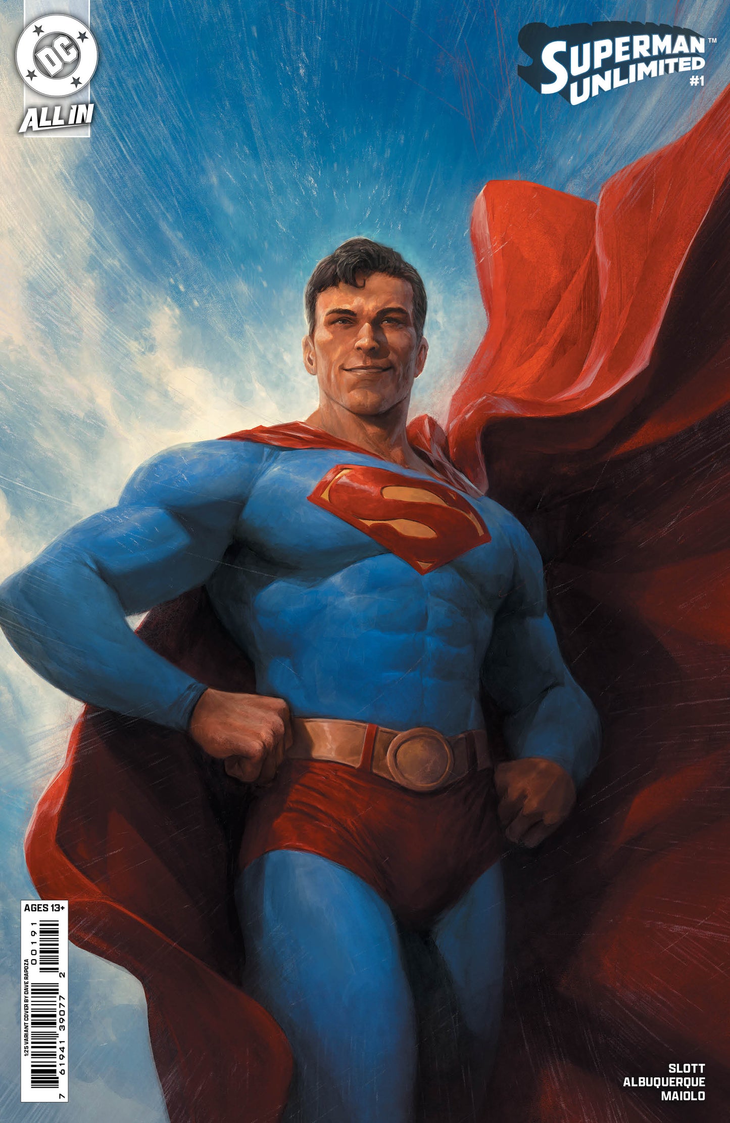 Superman Unlimited #1 J 1:25 Dave Rapoza Variant (05/21/2025) Dc