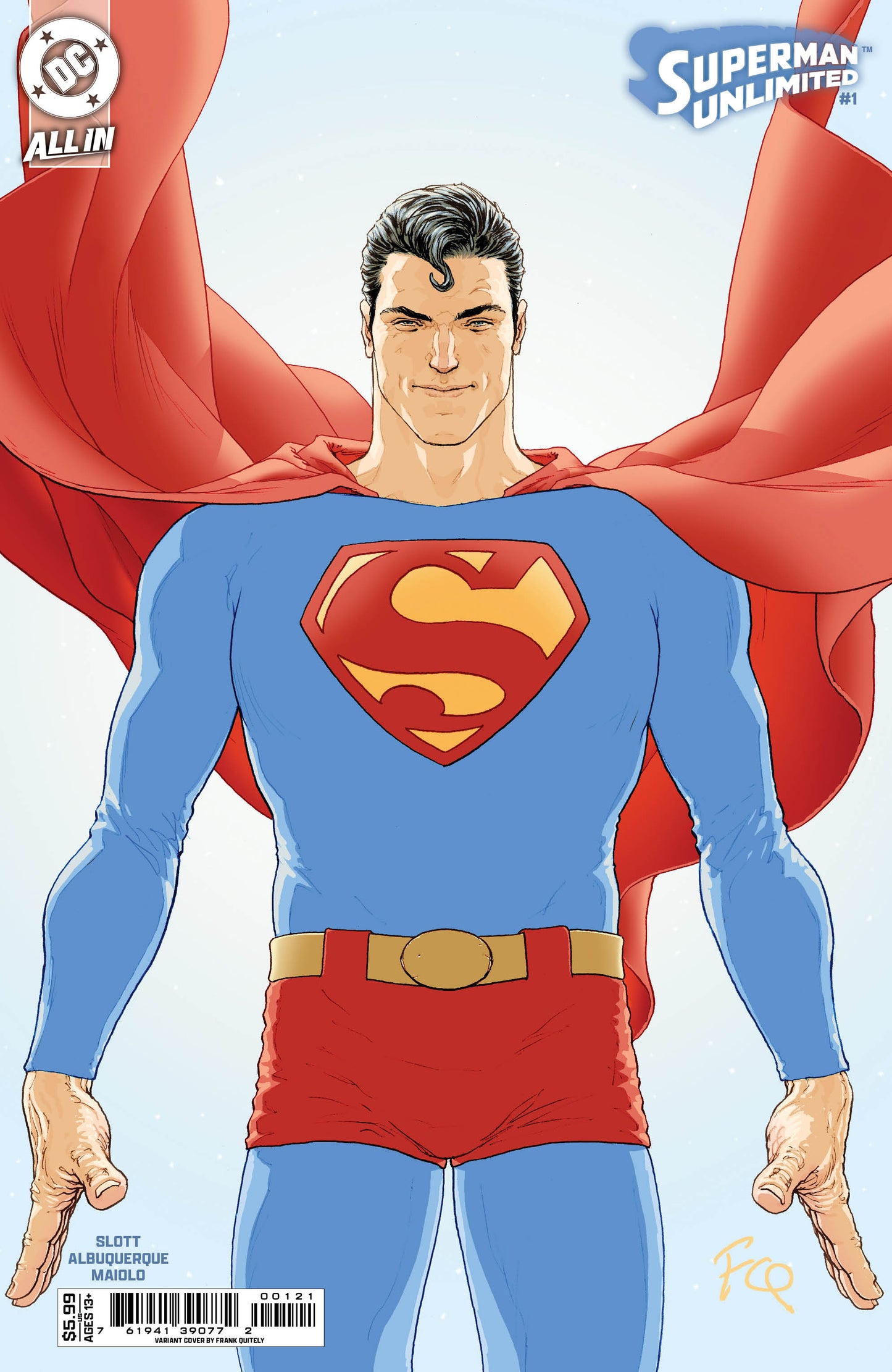 Superman Unlimited #1 B Frank Quitely Variant (05/21/2025) Dc