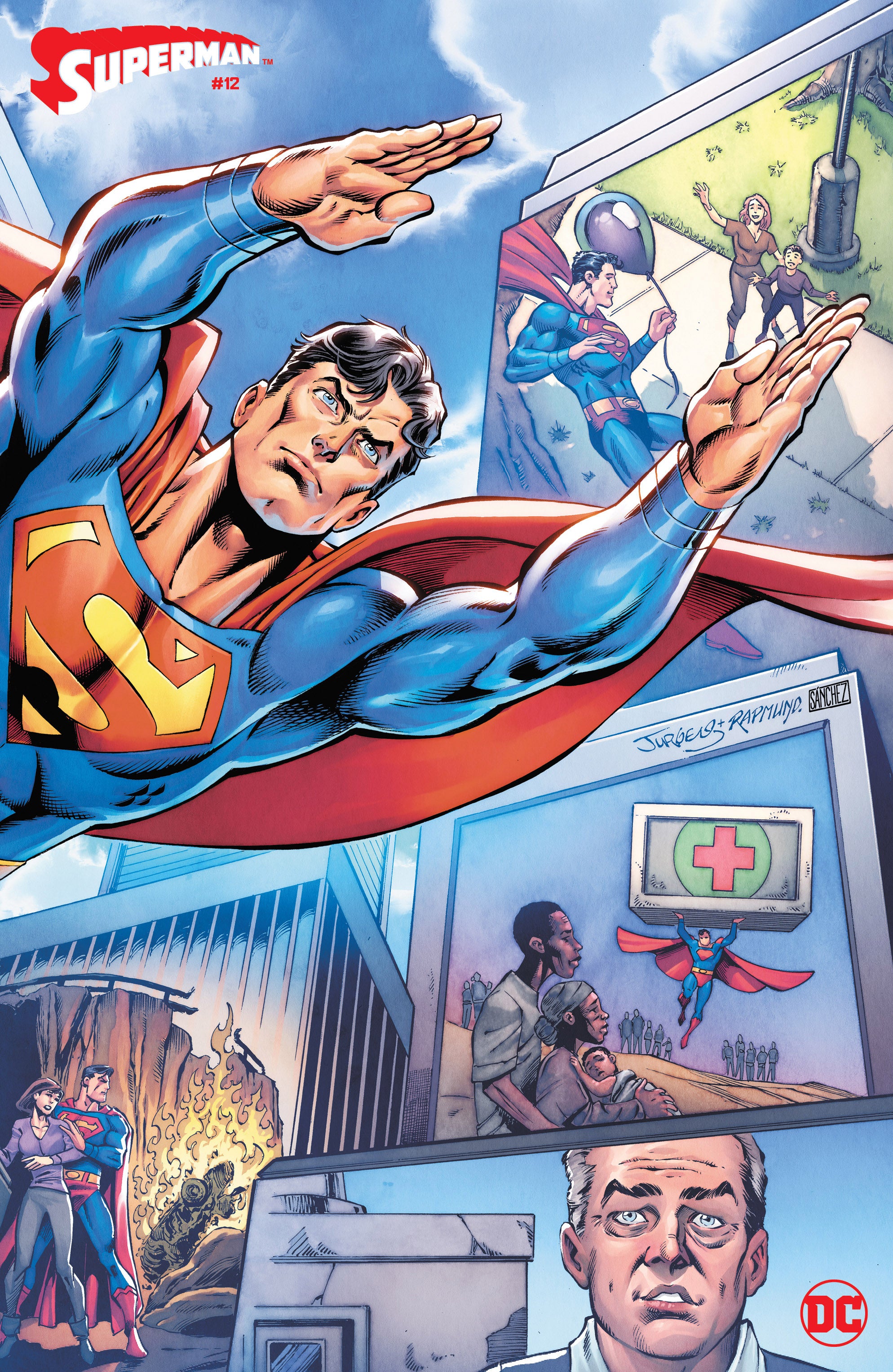 Superman #12 D Dan Jurgens & Norm Rapmund Wraparound Card Stock Varian