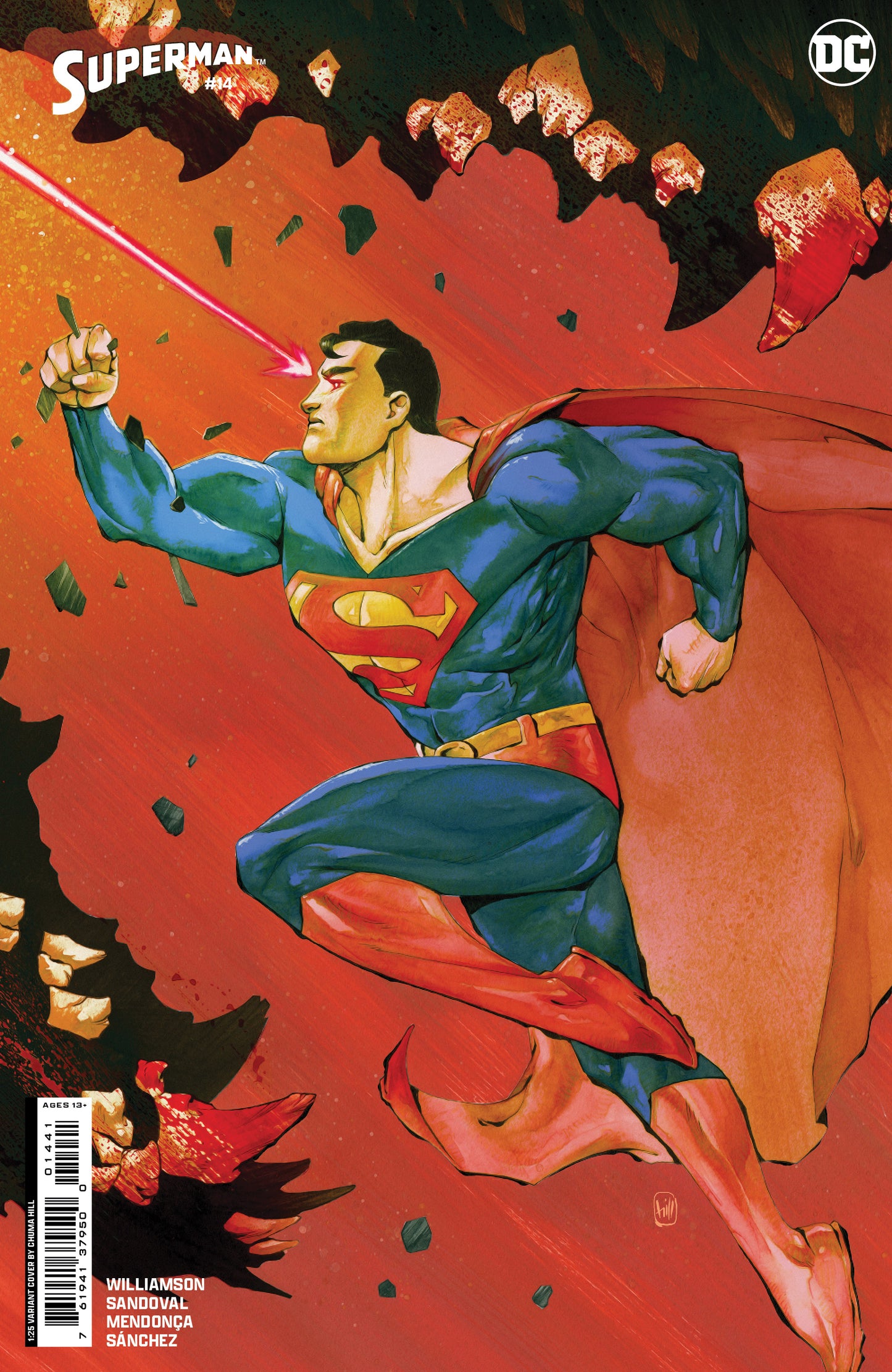 Superman #14 E 1:25 Chuma Hill Variant (House Of Brainiac) (05/21/2024) Dc