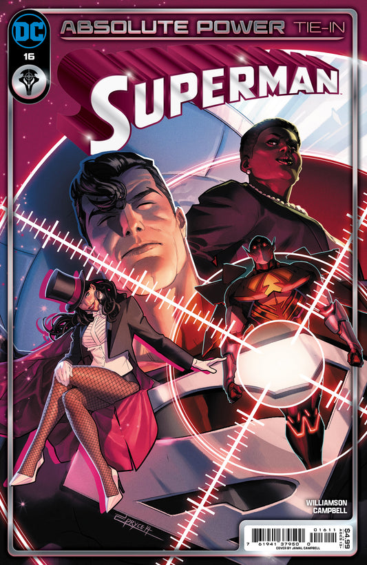 Superman #16 A Jamal Campbell Joshua Williamson (Absolute Power) (07/17/2024) Dc