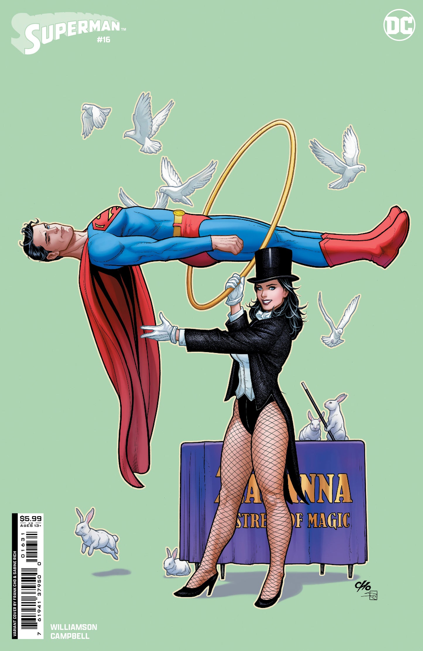 Superman #16 C Frank Cho Variant (Absolute Power) (07/17/2024) Dc