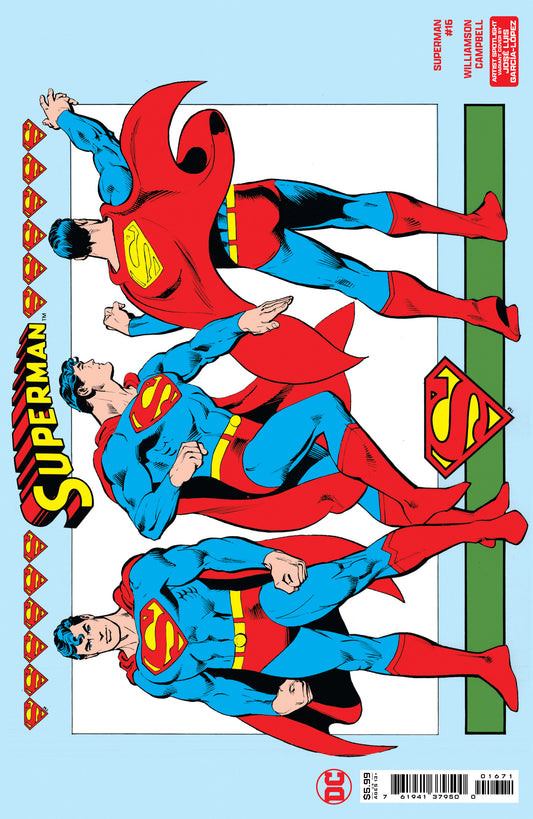 Superman #16 E Jose Luis Garcia-Lopez Artist Spotlight Wraparound Variant (Absolute Power (07/17/2024) Dc