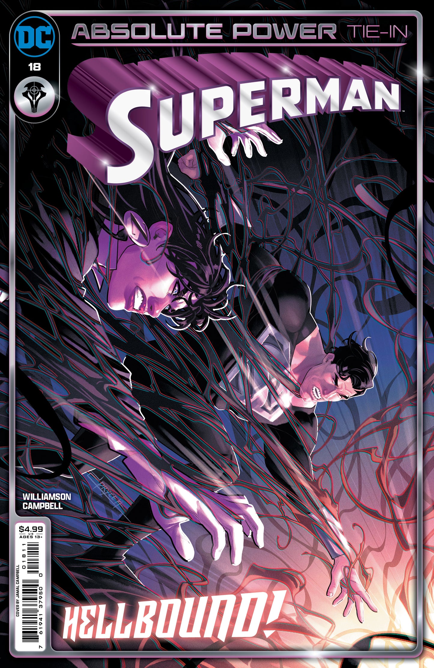 Superman #18 A Jamal Campbell Joshua Williamson (Absolute Power) (09/18/2024) Dc