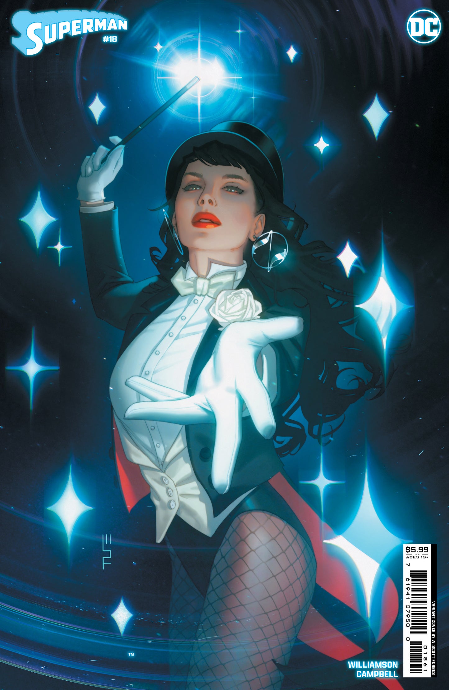 Superman #18 C W Scott Forbes Zatanna Variant (Absolute Power) (09/18/2024) Dc