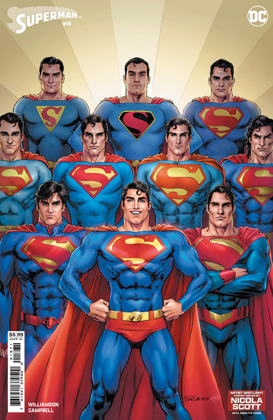 Superman #18 E Nicola Scott Artist Spotlight Variant (Absolute Power) (09/18/2024) Dc