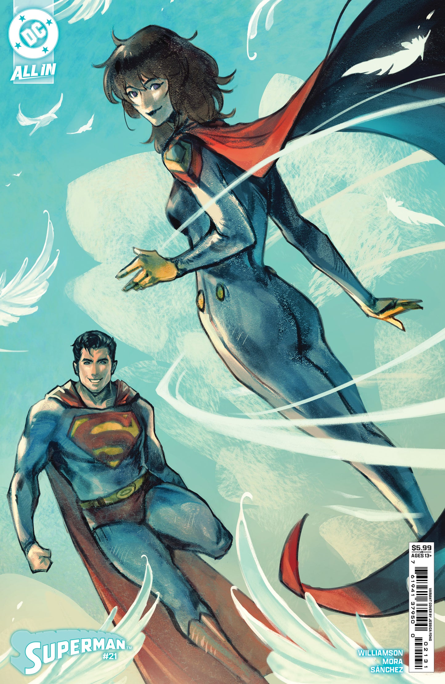 Superman #21 B Jessica Fong Variant (12/25/2024) Dc