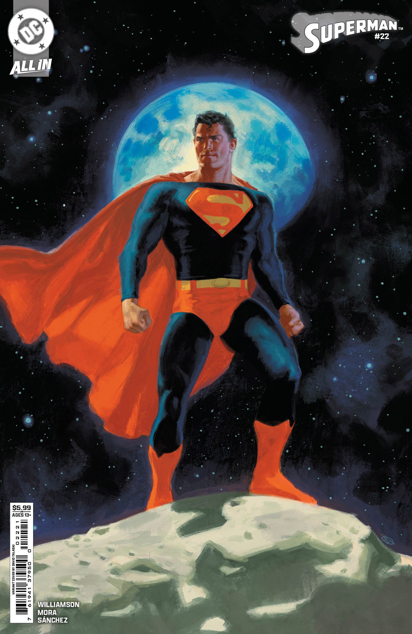 Superman #22 D David Talaski Variant (01/22/2025) Dc