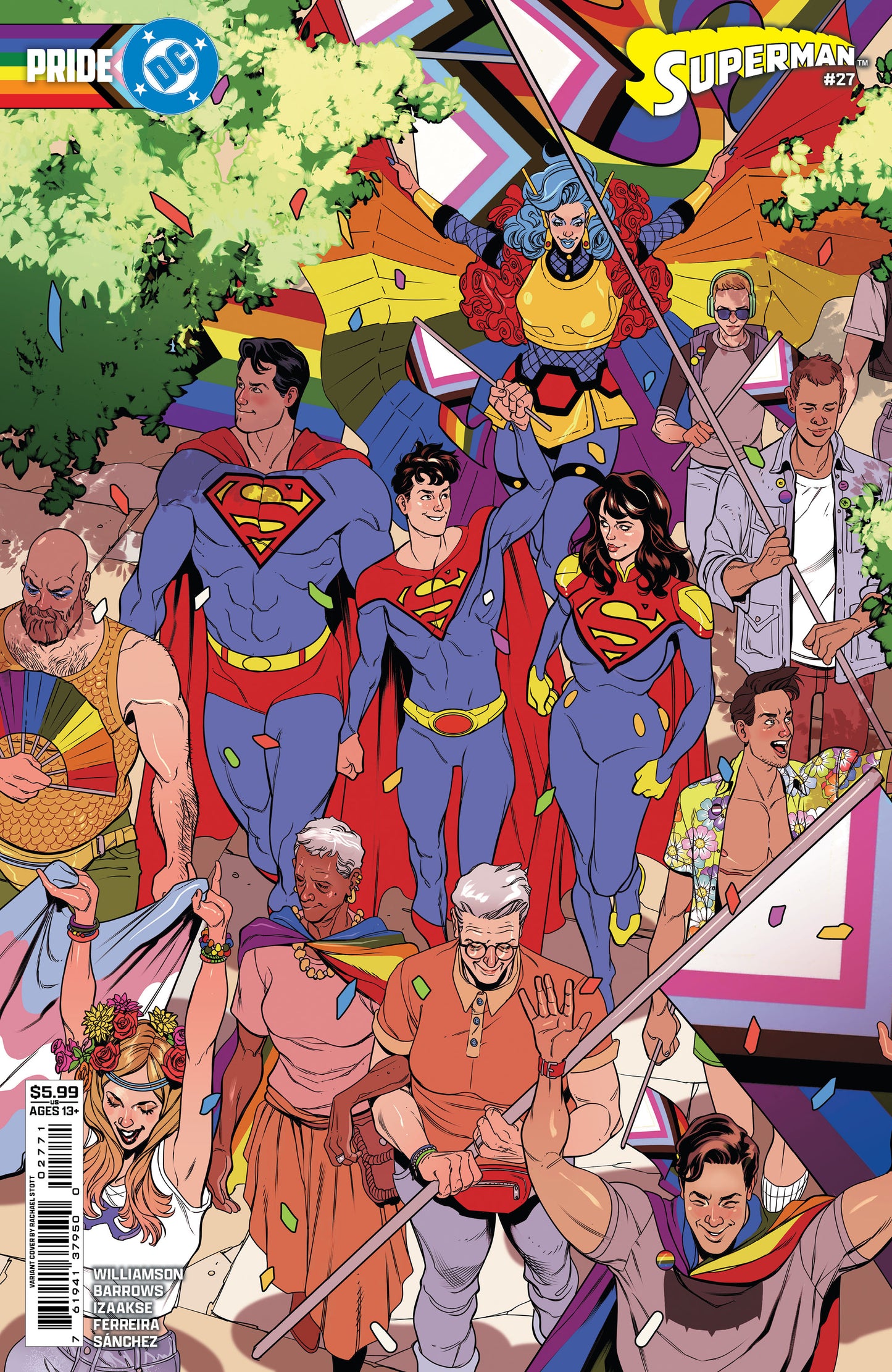 Superman #27 E Rachel Stott Dc Pride Variant (06/25/2025) Dc