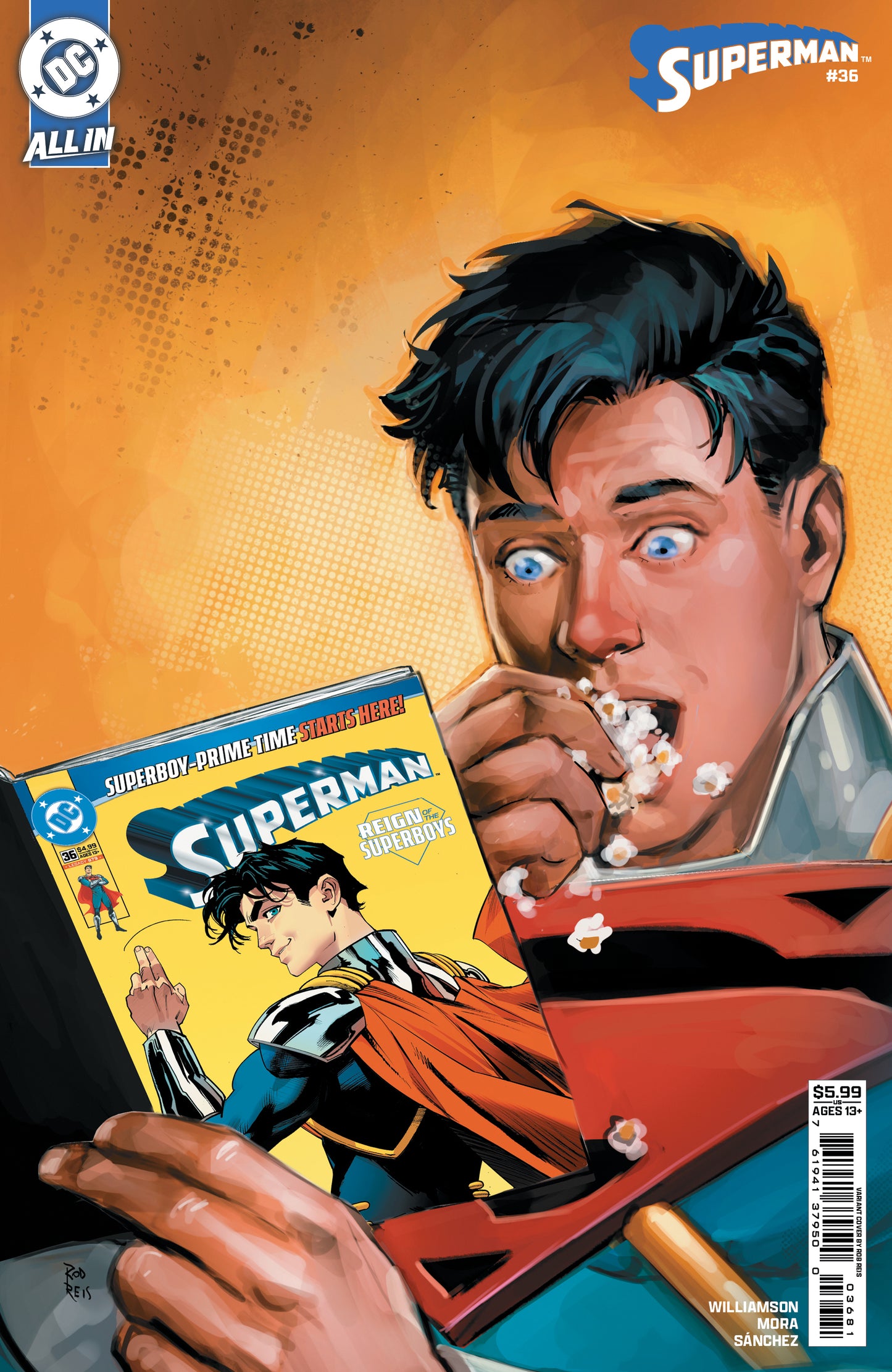 Superman #36 H Rod Reis Variant (03/25/2026) Dc - Golden Apple Comics