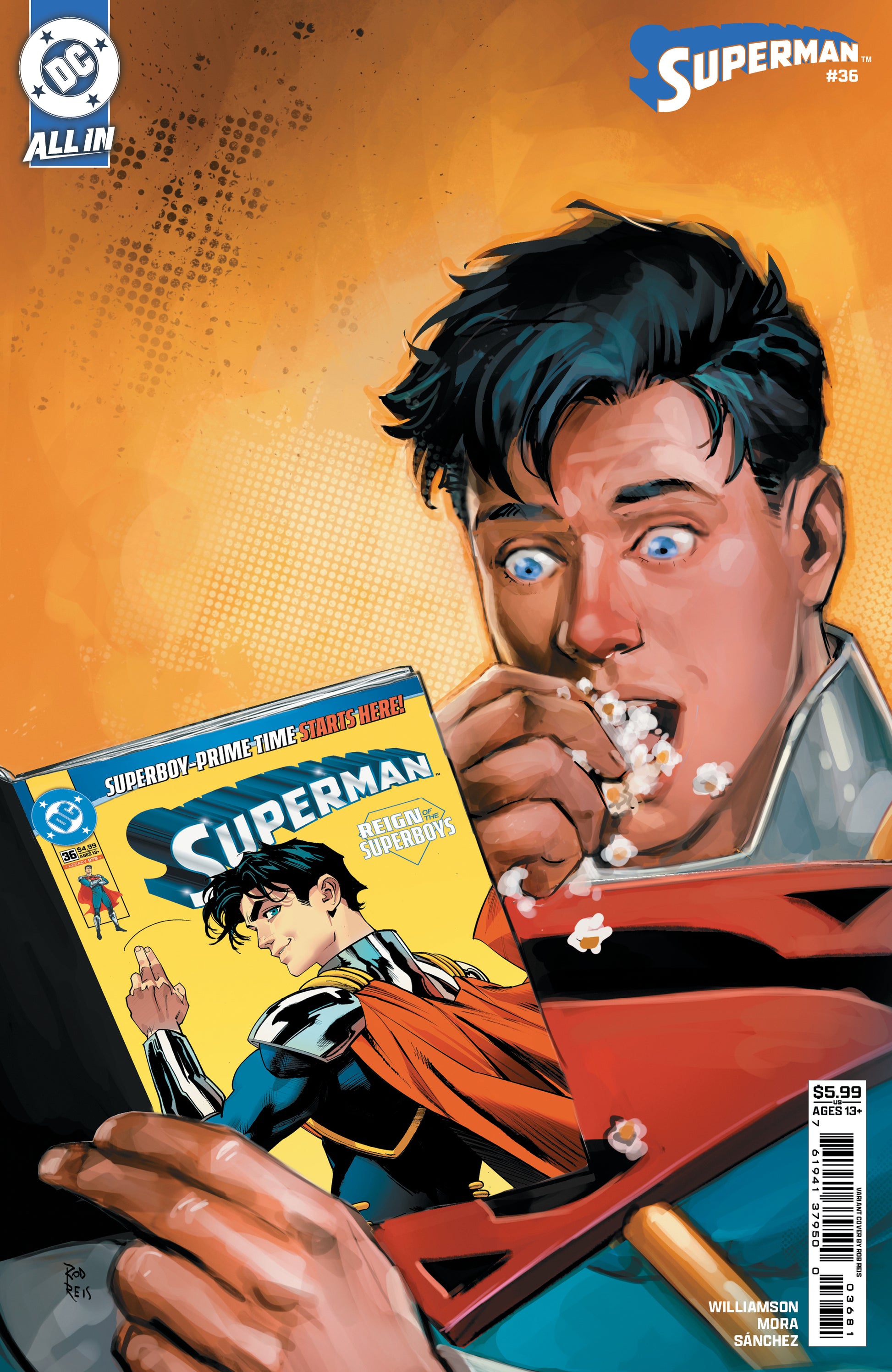 Superman #36 H Rod Reis Variant (03/25/2026) Dc - Golden Apple Comics