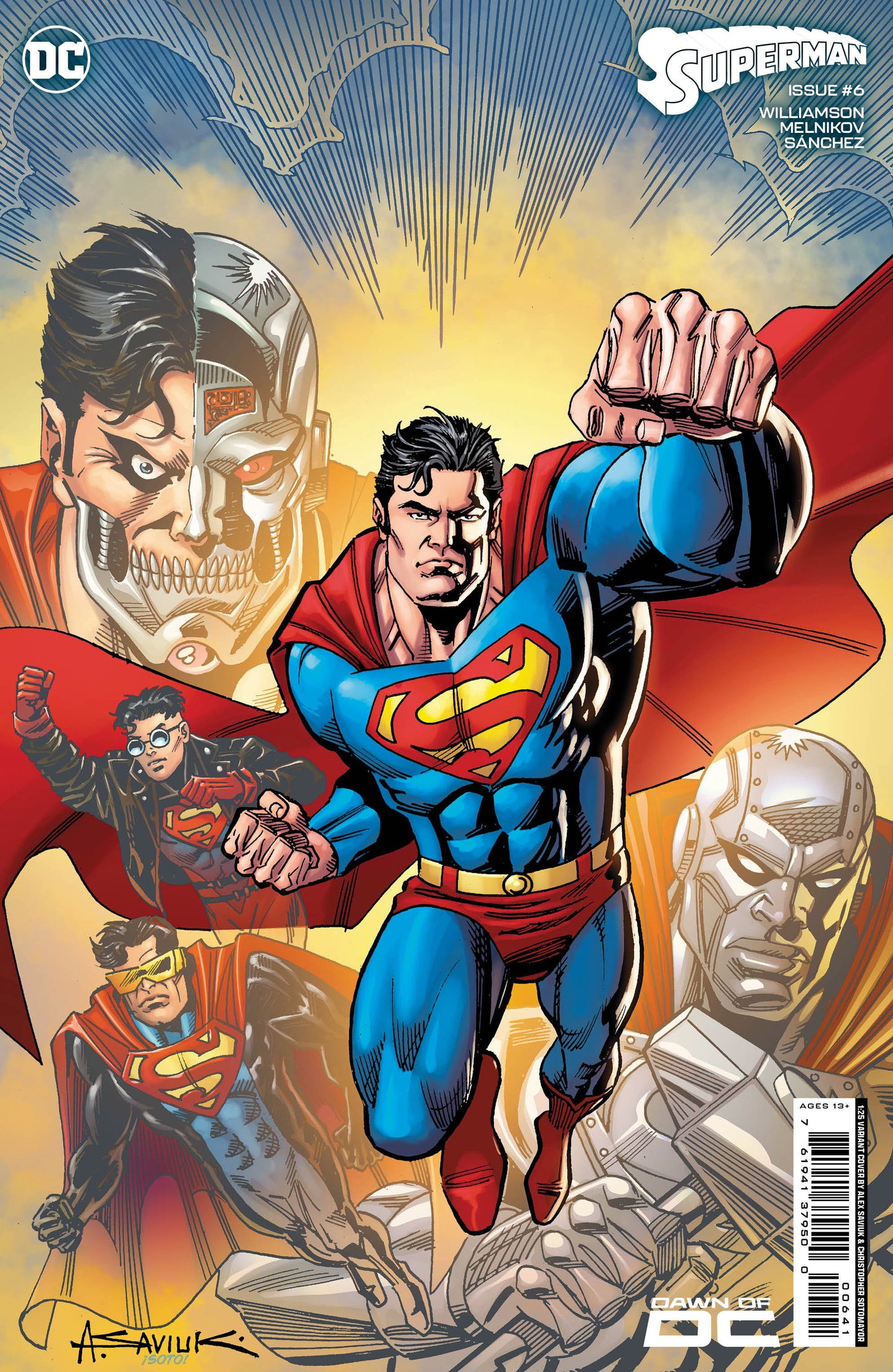 Superman #6 G 1:25 Alex Saviuk Variant (09/19/2023) Dc