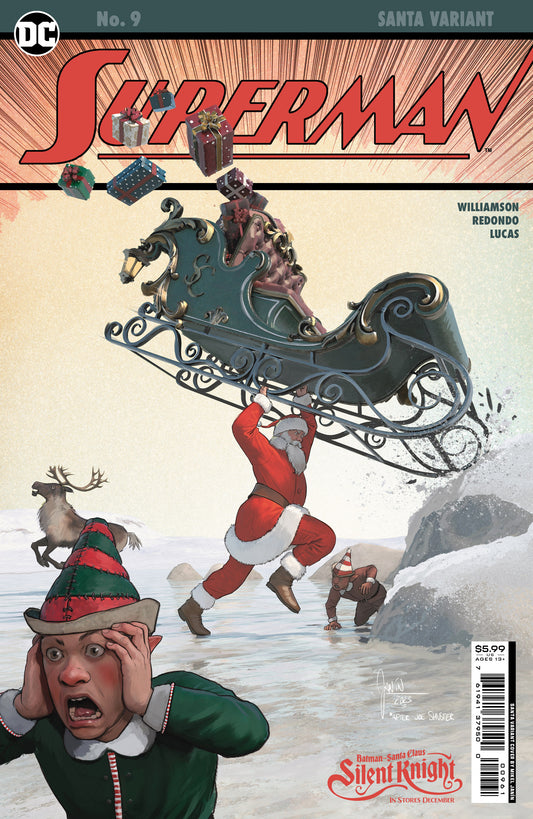 Superman #9 E Mikel Janin Santa Action Comics 1 Homage Christmas Variant (12/19/2023) Dc