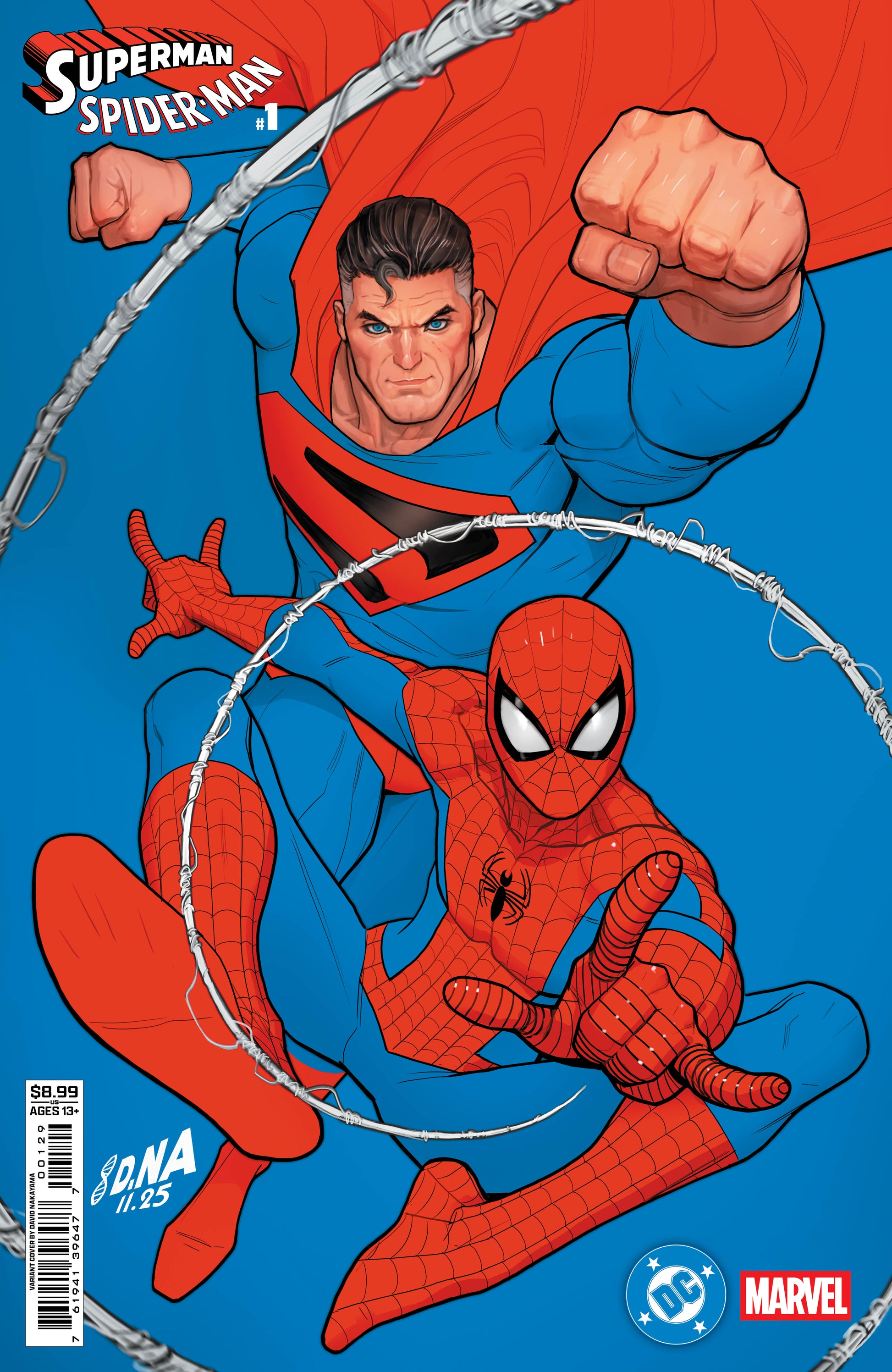 Dc Marvel Superman Spider-Man #1 (One Shot) Q David Nakayama Kingdom Come Superman & Spider-Man (03/25/2026) Dc - Golden Apple Comics