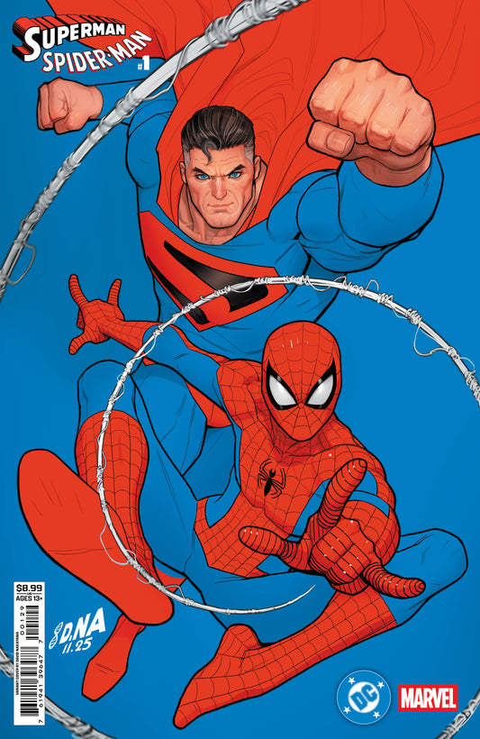 Dc Marvel Superman Spider-Man #1 (One Shot) Q David Nakayama Kingdom Come Superman & Spider-Man (03/25/2026) Dc - Golden Apple Comics